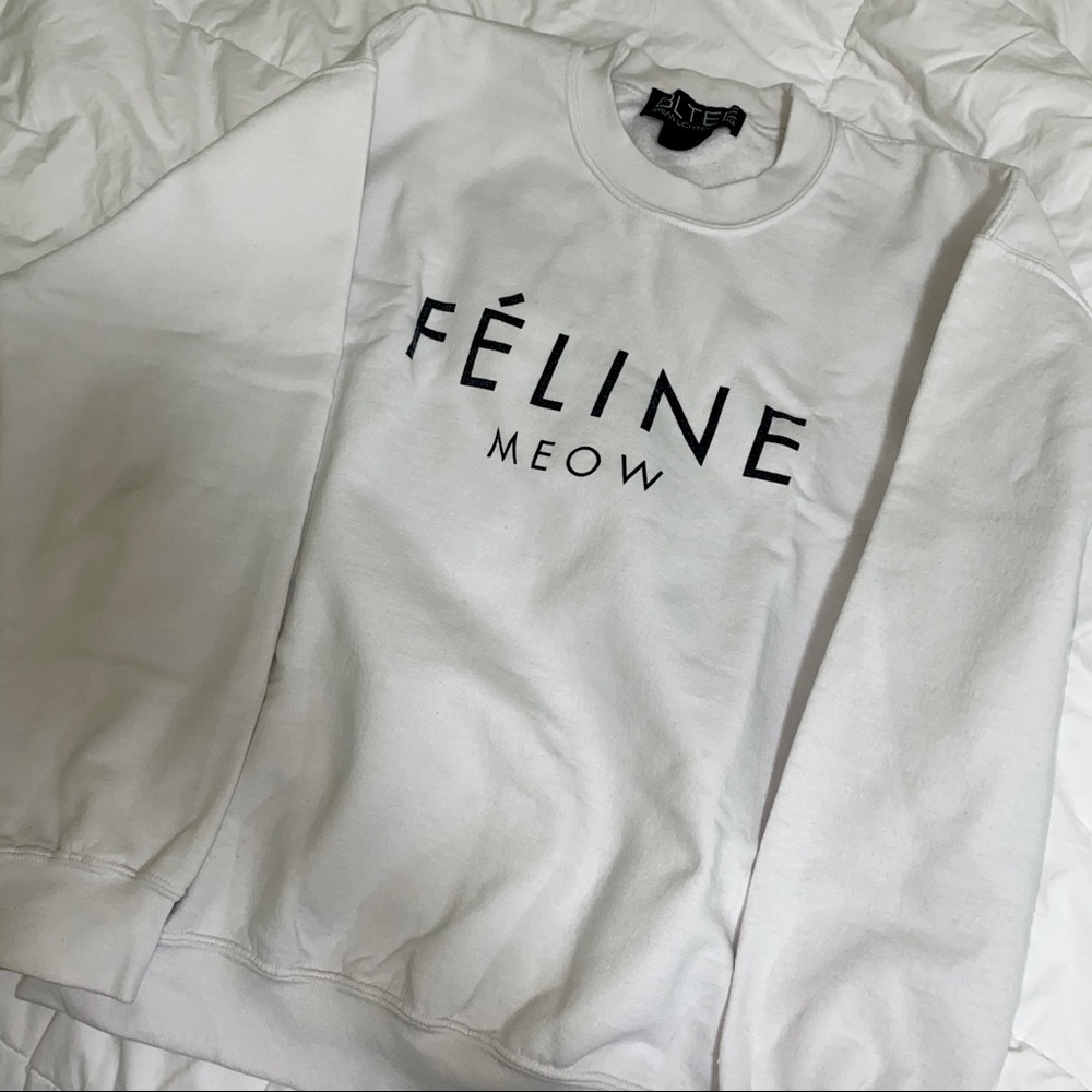 Brian Lichtenberg BLTEE FELINE MEOW sweatshirt